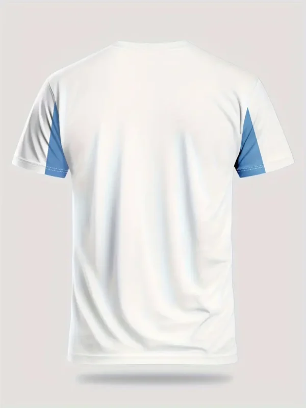 Men's Athletic Soccer Jersey, Comfortable Sports Top, Casual Training & Competition Wear - Image 3