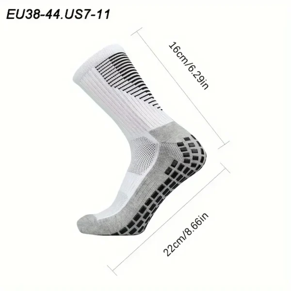 5pcs Soccer Gear Set: Slip-On Socks, Knee Pads & Comfortable Leg Sleeves - Ideal for Outdoor Sports, Basketball & Yoga - Image 5